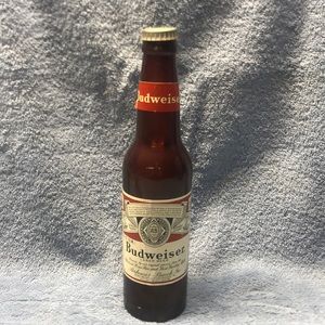 Vintage Budweiser Bud Light Beer Bottle Flashlight Torch WORKS!